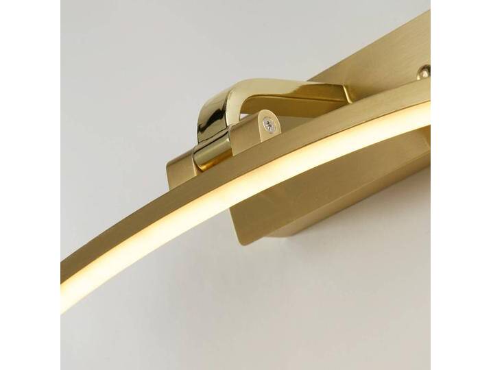 Searchlight LED-Wandleuchte Santorini, Breite 40 cm, messing, neigbar Santorini, messing / gold, für Wohn- / Esszimmer, Metall, Modern, Wandleuchte, Wandlampe Innen Searchlight LED-Wandleuchte Santorini, Breite 40 cm, messing, neigbar Santorini, messing / gold, für Wohn- / Esszimmer, Metall, Modern, Wandleuchte, Wandlampe Innen von Searchlight