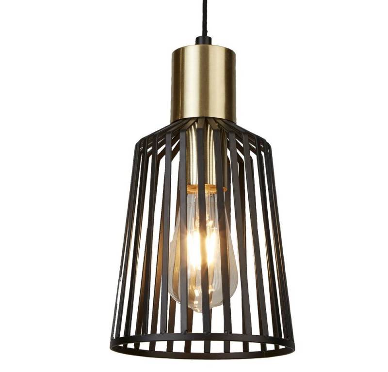 Searchlight Pendelleuchte, Leuchtmittel nicht inklusive, Pendel Lampe Wohn Zimmer Beleuchtung Käfig Leuchte Hänge Spot Strahler von Searchlight