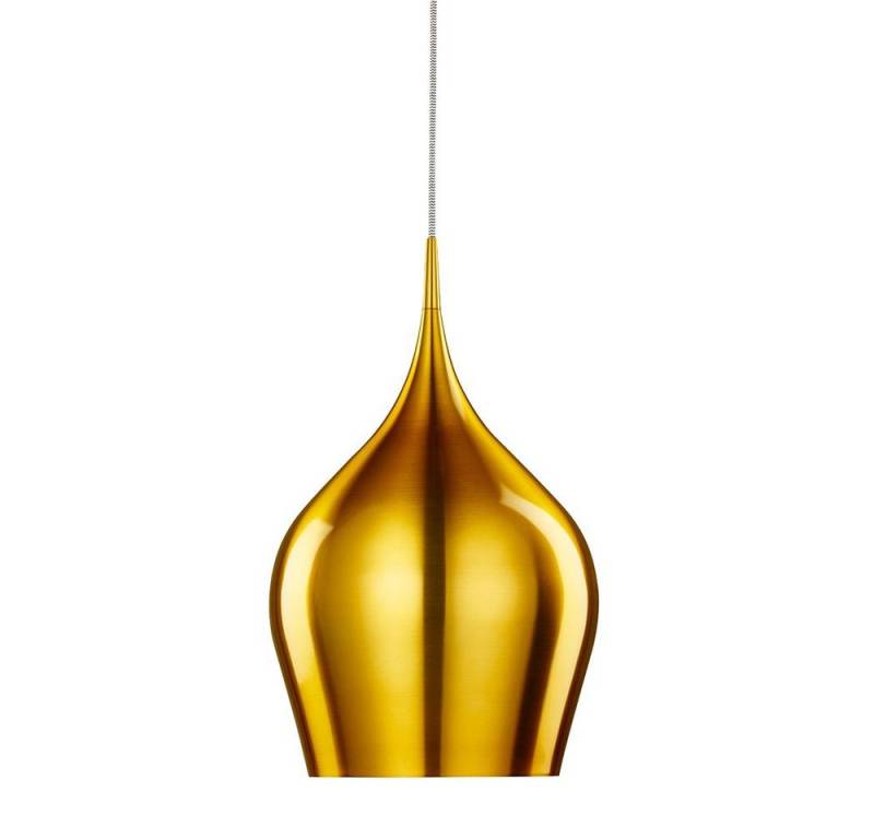 Searchlight Hängeleuchte, Leuchtmittel nicht inklusive, Pendelleuchte Esstischleuchte gold Wohnzimmer Hängelampe Aluminium von Searchlight