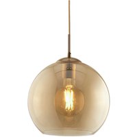 Searchlight Pendelleuchte messing Glas Stahl B/H/D: ca. 30x120x30 cm E27 1 Brennstellen Searchlight Pendelleuchte messing Glas Stahl B/H/D: ca. 30x120x30 cm E27 1 Brennstellen von Searchlight