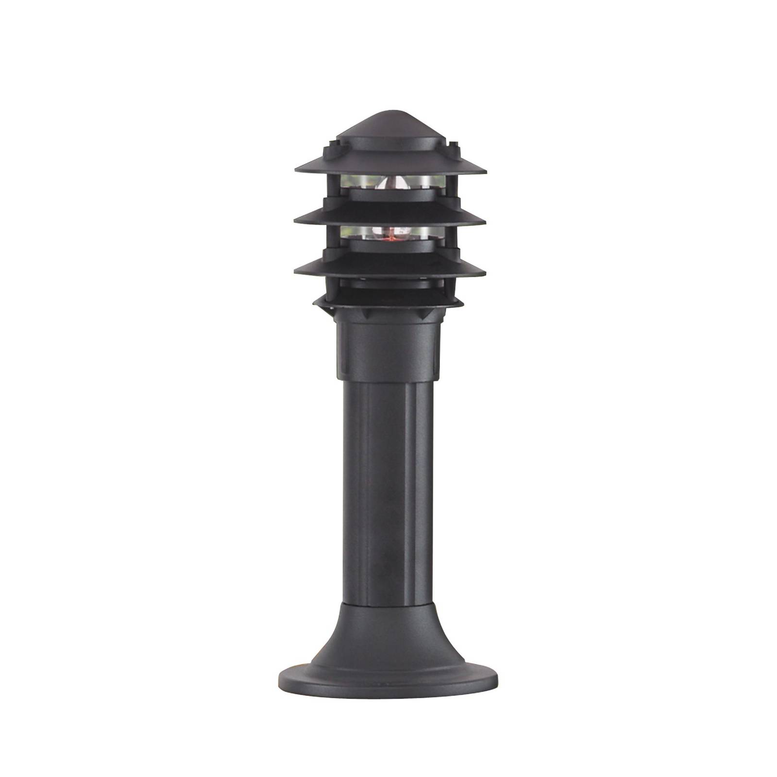 Sockelleuchte Pagoda aus Aluminium, IP44 von Searchlight