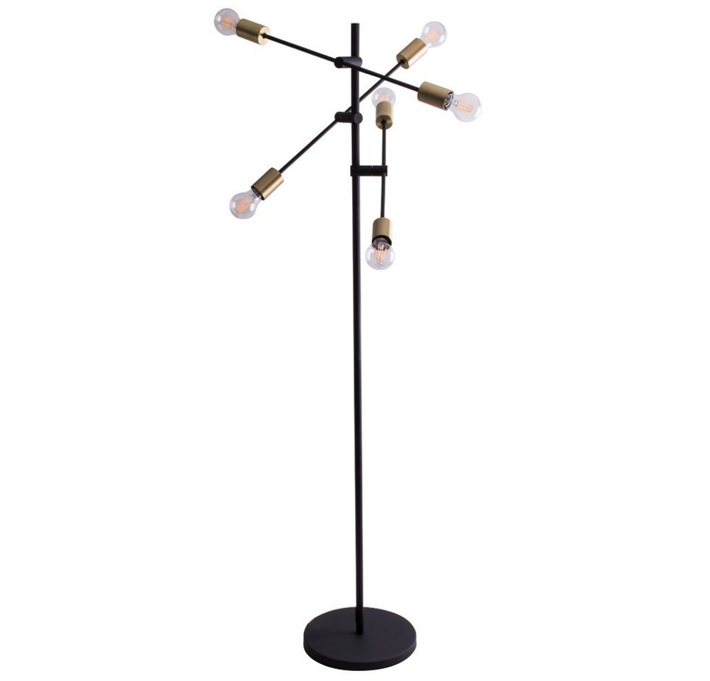 Searchlight Stehlampe, Retro Steh Lampe Decken Fluter messing schwarz Vintage Stand Leuchte Searchlight Stehlampe, Retro Steh Lampe Decken Fluter messing schwarz Vintage Stand Leuchte von Searchlight