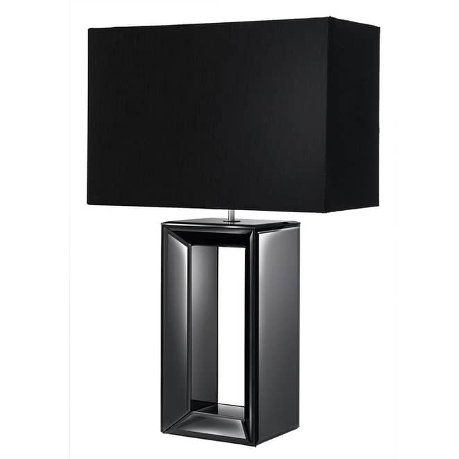 Searchlight Textil Tischleuchte Mirror Tischlampe Tischlicht Leuchte E27 Schw478 B-Ware Searchlight Textil Tischleuchte Mirror Tischlampe Tischlicht Leuchte E27 Schw478 B-Ware von Searchlight