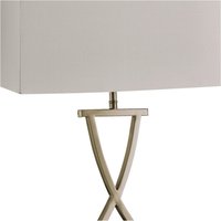 Searchlight Tischlampe messing weiß Stahl B/H/L: ca. 20x48,5x31 cm E14 1 Brennstellen Searchlight Tischlampe messing weiß Stahl B/H/L: ca. 20x48,5x31 cm E14 1 Brennstellen von Searchlight