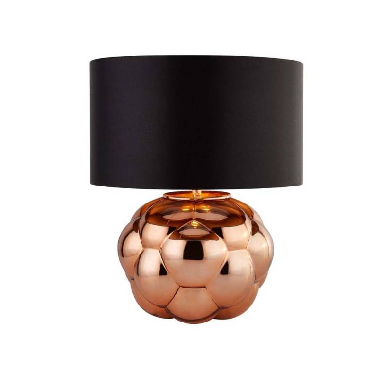 Searchlight Tischleuchte, Leuchtmittel nicht inklusive, Nachttischlampe Tischlampe Tischleuchte kupfer Textil Searchlight Tischleuchte, Leuchtmittel nicht inklusive, Nachttischlampe Tischlampe Tischleuchte kupfer Textil von Searchlight