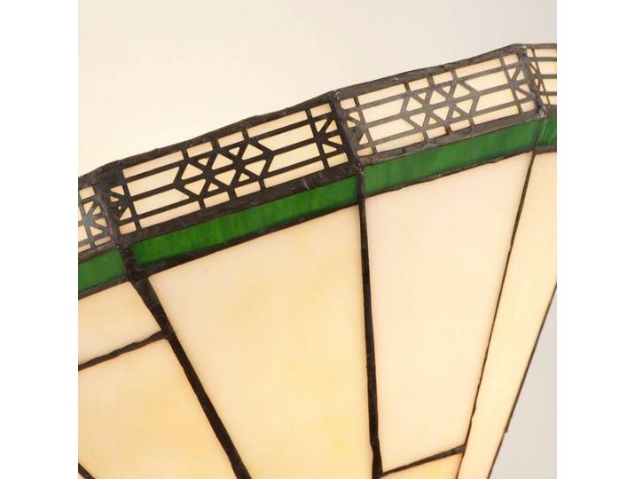 Searchlight Tiffany Wandlampe New York, creme / amber, für Wohn- / Esszimmer, Metall, Tiffany, Wandleuchte, Wandlampe Innen von Searchlight