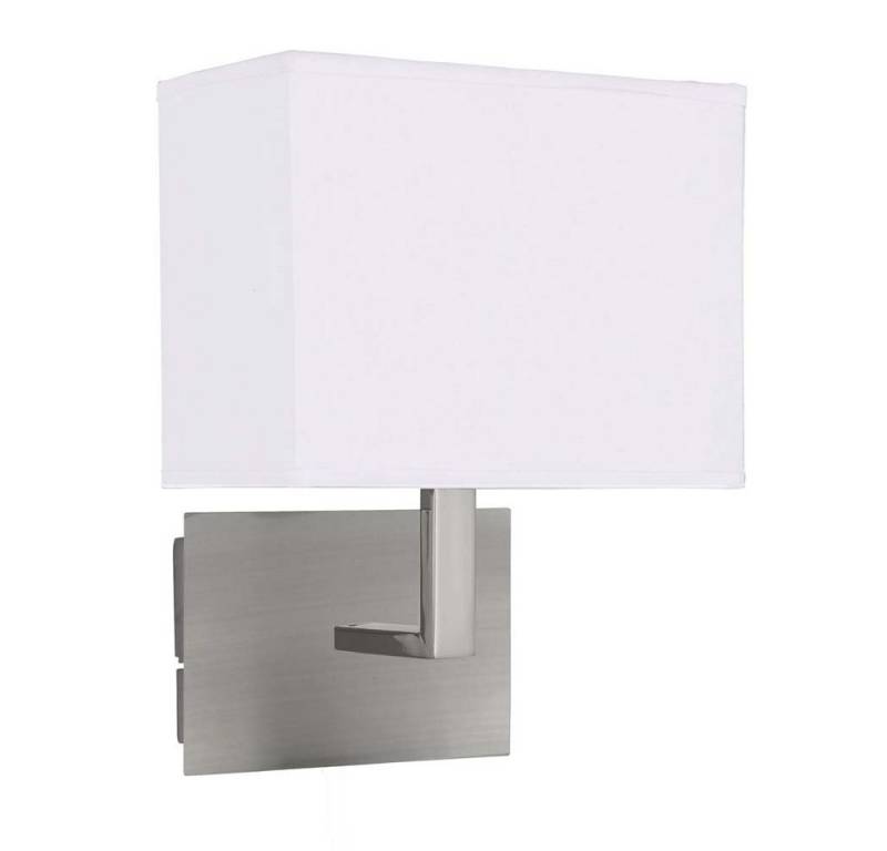 Searchlight Wandleuchte, Leuchtmittel nicht inklusive, Wand Lampe Spot Leuchte Nickel Matt Satin Silber Dimmbar Schalter von Searchlight
