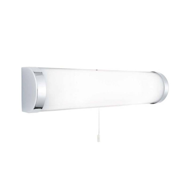 Searchlight Wandleuchte, Wand Spot Lampe Chrom Leuchte Glas Röhre Dimmbar Weiß Bade Zimmer von Searchlight