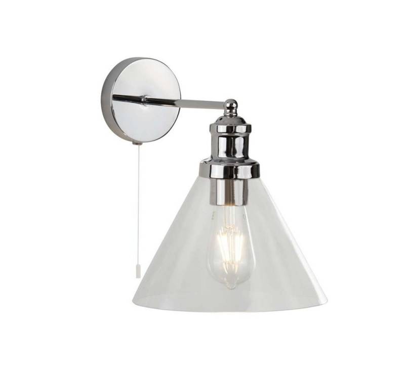 Searchlight Wandleuchte, Leuchtmittel nicht inklusive, Wand Spot Lampe Leuchte Chrom Büro Flur Ess Schlaf Wohn Zimmer von Searchlight