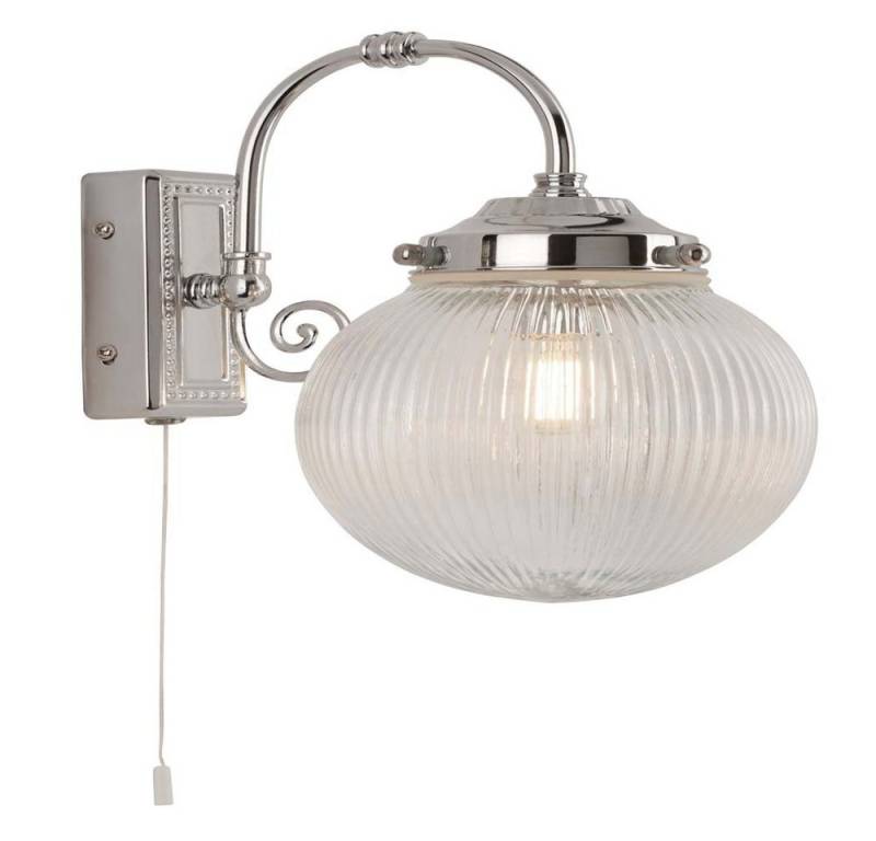 Searchlight Wandleuchte, Leuchtmittel nicht inklusive, Wand Spot Lampe Leuchte Chrom Küche Flur Bade Schlaf Wohn Zimmer von Searchlight