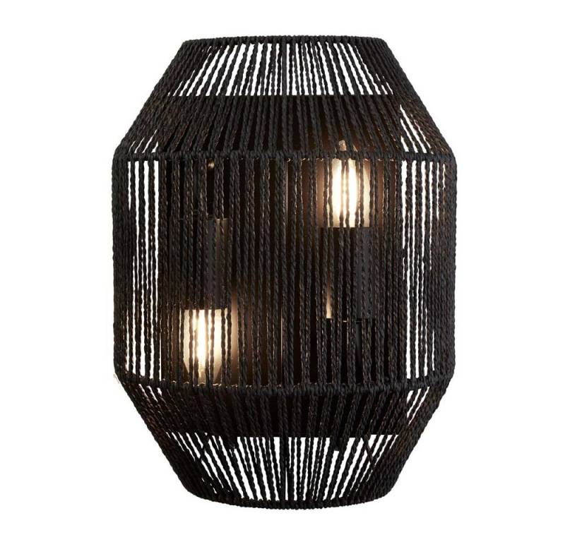 Searchlight Wandleuchte, Leuchtmittel nicht inklusive, Wandleuchte Wandlampe Seil Stahl Schwarz 2-Flammig Wohnzimmerleuchte Searchlight Wandleuchte, Leuchtmittel nicht inklusive, Wandleuchte Wandlampe Seil Stahl Schwarz 2-Flammig Wohnzimmerleuchte von Searchlight