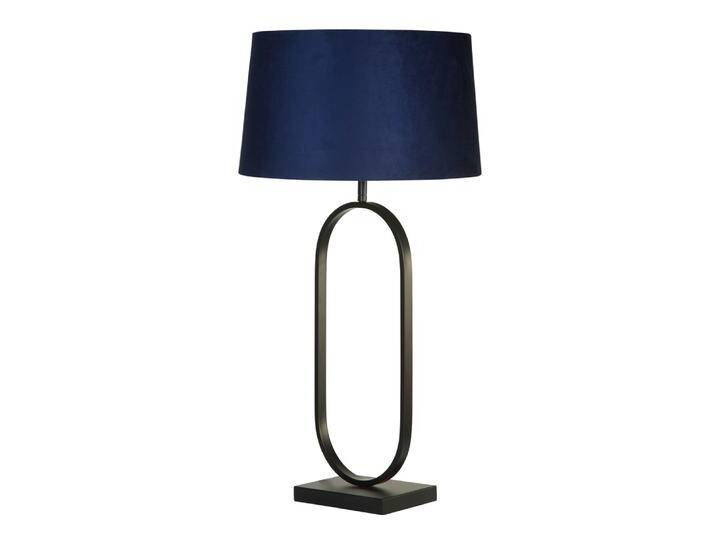 Tischlampe Modish schwarz mit blauer Kapuze Searchlight - Tischlampe Modish schwarz mit blauer Kapuze Searchlight - von Searchlight