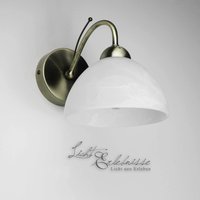 Zeitlose Wandleuchte 1-flmg. messing-farben Zeitlose Wandleuchte 1-flmg. messing-farben von Searchlight