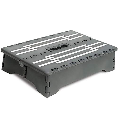Seasaleshop Tragbarer Halbschritt Tritthocker, Rutschfestes Tritt Trittstufe Klapphocker Faltbar Schema Fußbank Klapptritt Für Den Außenbereich Mobilitätshilfe. von Seasaleshop