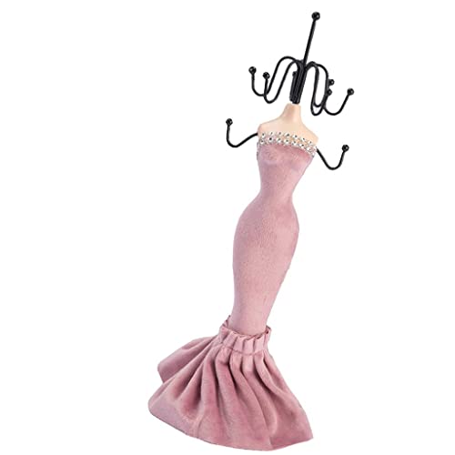 Seasaww Schmuckständer für Damen-Schaufensterpuppe, 28 cm hoch, Rosa von Seasaww