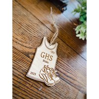 Cross Country Jersey Ornament - Personalisiertes Hölzernes Track & Runner Sportgeschenk Cross Country Jersey Ornament - Personalisiertes Hölzernes Track & Runner Sportgeschenk von SeashellsToHayBales