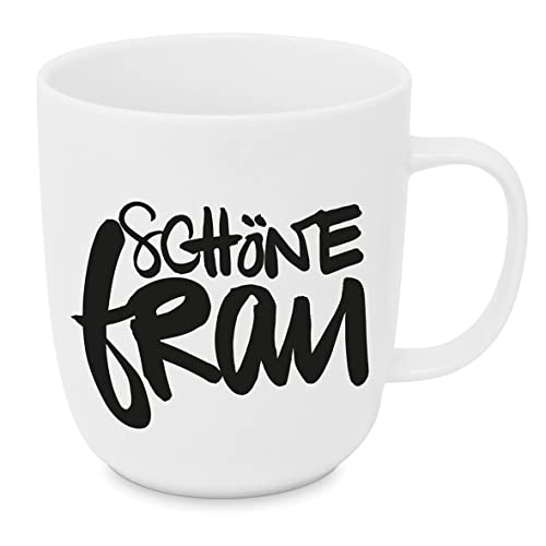 Seaside No.64 - Schöne Frau - weiße Tasse mit lustigem Aufdruck in schwarz - Becher für Dein Frühstück, Brunch, Kaffee, Tee, Kaltgetränk - Geschenkartikel kombinierbar mit Anderen Produkten der Serie von Seaside No.64