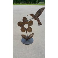 Metall Kolibri Gartenkunst von SeasideMetalDesign