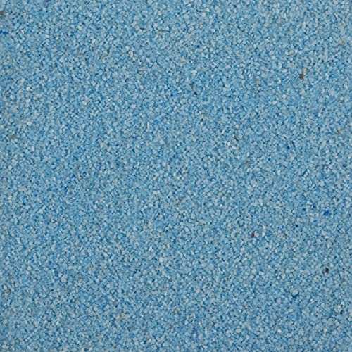 Farbsand, Dekosand, Blau, Hellblau, 0,5mm, 1kg im Beutel, (1,95€ / kg) Season von Season