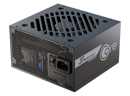 Seasonic CORE GX-650 V2 ATX 3.1, 80 Gold, Schwarz, Legierter Stahl, Tower von Seasonic