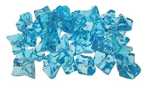 Künstliche Eiswürfel, Acryl-Eiswürfel, Diamanten, 500 g, (Türkis) von Seat Flor