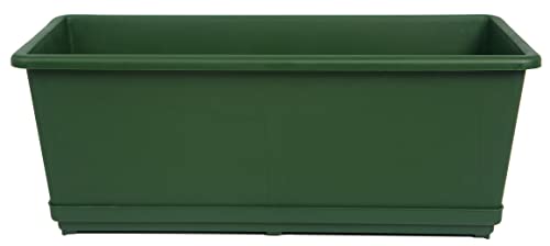 Seat Flor SRL® Blumenkasten Balkonkasten, Balkonkasten, Blumenkübel, Blumenkasten (60cm, Grün) von Seat Flor