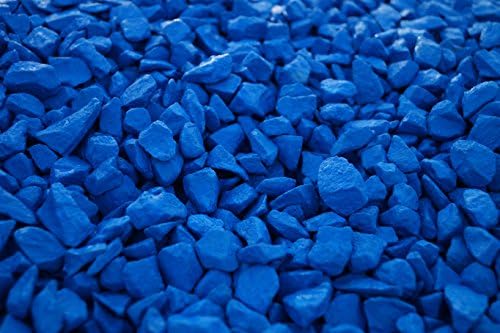Seat Flor SRL® Farbige Steine für Garten, Dekosteine, bunte Steine für Dekoration (20 kg Beutel), Größe 9-13 mm (Marineblau) von Seat Flor