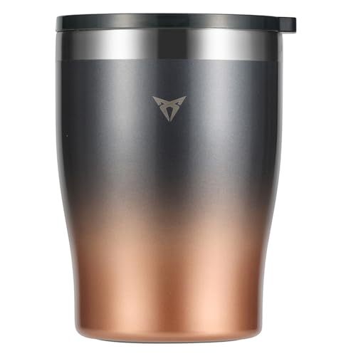 Seat 6H1069604C Thermosbecher 300ml Becher Trinkbecher Edelstahl, mit CUPRA Logo, grau von Seat