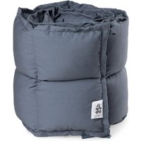 Sebra - Baby-Bettnestchen, halbe Länge, abgesteppt / forest lake blue von Sebra