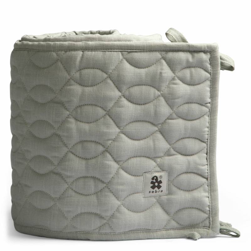 Sebra Babybettchen Kuscheldecke Babydecke Baby Decke Warm Gesteppt Elephant Grey B-Ware von Sebra