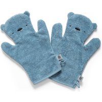 Sebra - Frottee-Badhandschuh Milo, powder blue (2er-Set) von Sebra