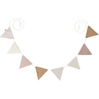 Sebra - Wimpel-Girlande, doppelseitig, L 250 cm, birchbark rose von Sebra