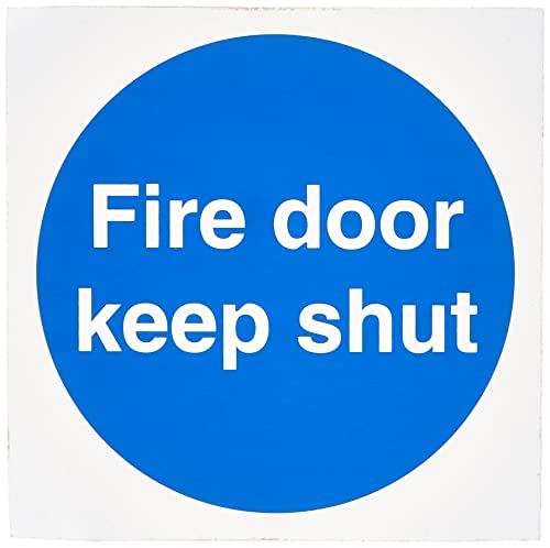 Stewart Superior m014sav-100 X 100 100 x 100 mm Selbstklebend "Pflicht Fire Door Keep Shut" Sign Board – Blau/Weiß Stewart Superior m014sav-100 X 100 100 x 100 mm Selbstklebend "Pflicht Fire Door Keep Shut" Sign Board – Blau/Weiß von Stewart Superior