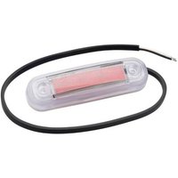 Fristom Umriss-Markierungsleuchte Offene Kabelenden Markierungsleuchte hinten 12 V, 24V Rot Transpar von Fristom