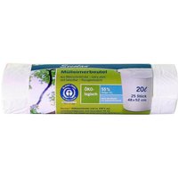 Secolan Müllbeutel 20L - weiß - 25 Stück Secolan Müllbeutel 20L - weiß - 25 Stück von Secolan®