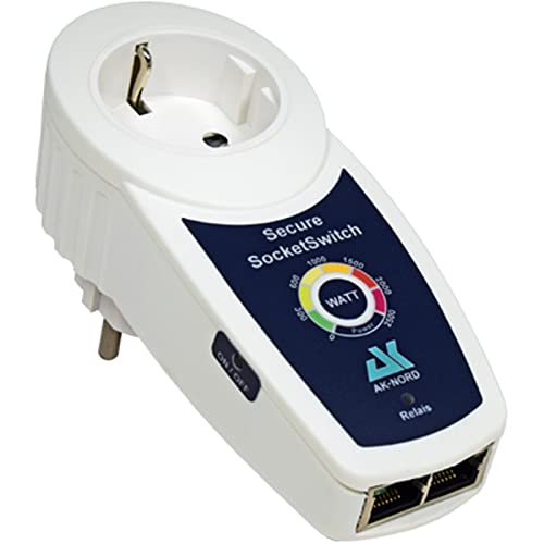SECOMP AK-SecureSocketSwitch 19071499 IP-Steckdose Weiß von SECOMP