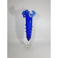 Blaue Glasvase Murano 60Er Jahre Blaue Glasvase Murano 60Er Jahre von SecondChanceVintageD