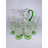 Glaskrug Gläser Gläser-Set von SecondChanceVintageD