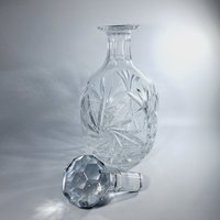 Karaffe Flakon Kristallglas Bleikristall von SecondChanceVintageD