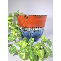 Keramik Übertopf Blumentopf Fat Lava von SecondChanceVintageD