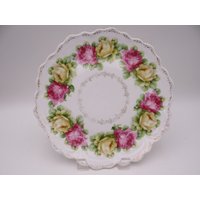 1880Er Jahre Vintage Bavarian Zsc Zeh Scherzer & Co Bunte Rosen Servierplatte Atemberaubend 1880Er Jahre Vintage Bavarian Zsc Zeh Scherzer & Co Bunte Rosen Servierplatte Atemberaubend von SecondWindShop