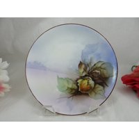 1900Er Jahre Vintage Handbemalt Nippon Kleine Blumenplatte von SecondWindShop