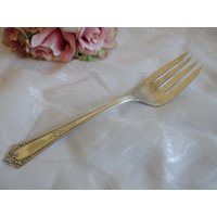 Antike Kontinentale Drei Silberplatte Wurst Gabel Für Den Servieren An Ihrem Vintage Oder Shabby Chic Tisch von SecondWindShop