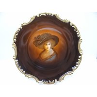 C1890S Vintage Zsc Zeh Scherzer & Co "Rembrandt" Portrait Charger Simply Stunning C1890S Vintage Zsc Zeh Scherzer & Co "Rembrandt" Portrait Charger Simply Stunning von SecondWindShop