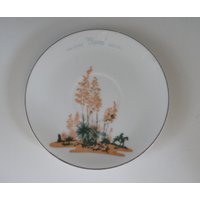 Mid Century Blakely Arizona Yucca Kaktus China Saucer Gasoline Werbung Erinnerungsstücke Sammlerstück 12 Untertassen Verfügbar von SecondWindShop