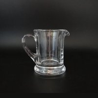 Vintage Geschnitten Kristall Creamer Und Zucker Set Mit Einem Nadelstreifen-Design Elegante Servier-Set Vintage Geschnitten Kristall Creamer Und Zucker Set Mit Einem Nadelstreifen-Design Elegante Servier-Set von SecondWindShop