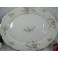 Vintage Theodore Haviland New York Made in Usa 16 "Große Ovale Servierplatte Fleischplatte "Rosalinde" Rosa Spray Muster Vintage Theodore Haviland New York Made in Usa 16 "Große Ovale Servierplatte Fleischplatte "Rosalinde" Rosa Spray Muster von SecondWindShop