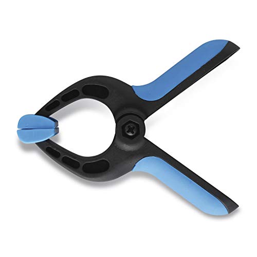 SECOTEC Federklemme | Länge: 165 mm, Spannbereich: 60 mm, Stahlfeder, Blau von Secotec