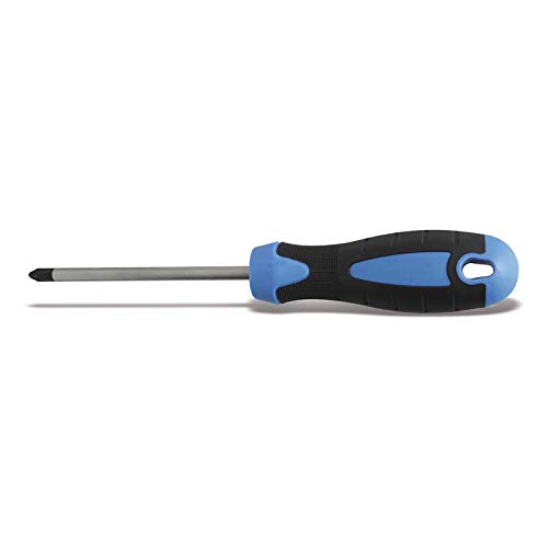 SECOTEC® Kreuzschlitz-Schraubenzieher Kreuzschlitz Schraubendreher Schraubendreher PH2 100 mm - ergonomischer Griff - magnetische Klinge von Secotec
