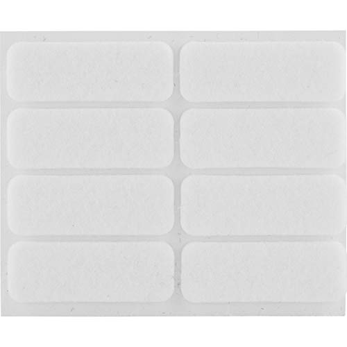 SECOTEC Filzgleiter selbstklebend | eckig 44x16 mm | weiß | 8 Stück SECOTEC Filzgleiter selbstklebend | eckig 44x16 mm | weiß | 8 Stück von Secotec